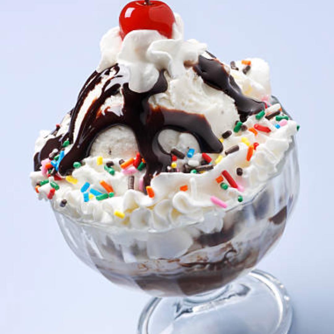 Frozen yogurt varieties in the ice cream case