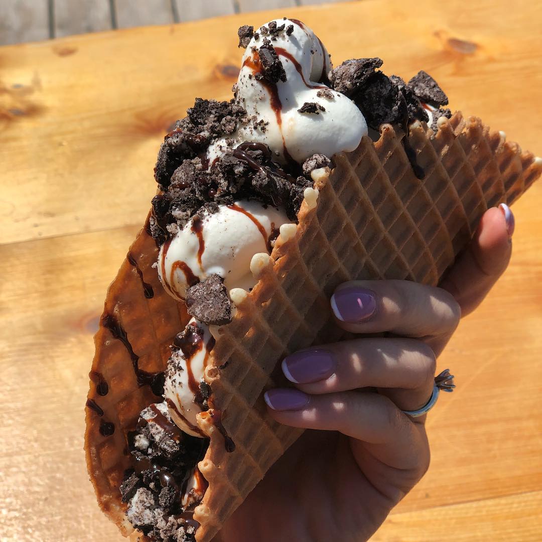 Interior detail of Big Moose Ice Cream Parlour